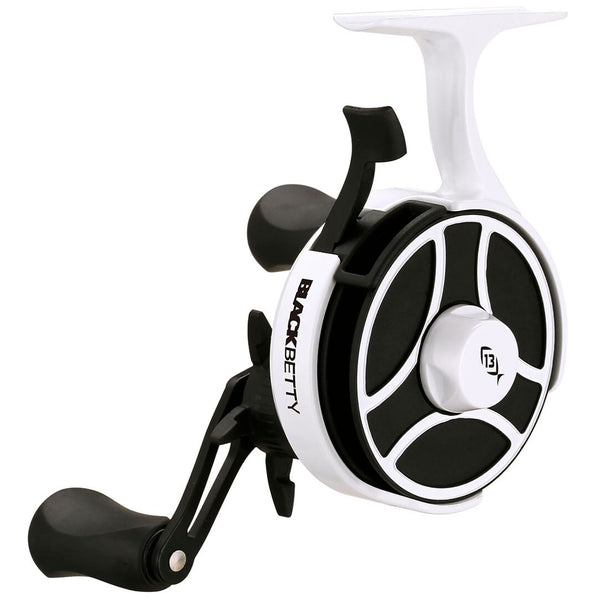13 FISHING BLACK BETTY FREE FALL GHOST INLINE ICE REEL 2:5:1 LH
