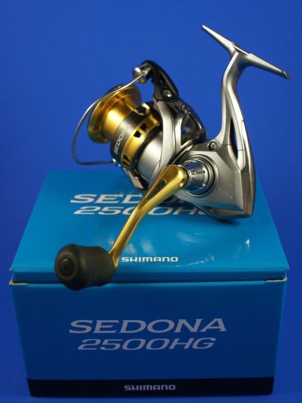 Shimano Sedona 2500HG Spinning Reel SE2500HGFI - Grey and Gold