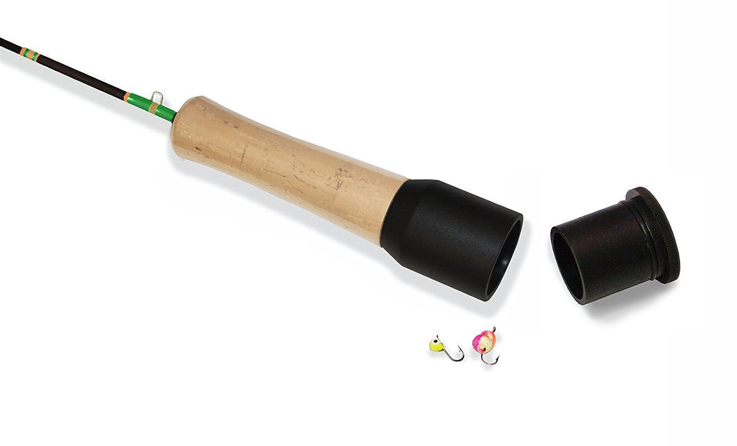 BAITRUNNER ICE ROD 28" ML GRAPHITE CORK HANDLE