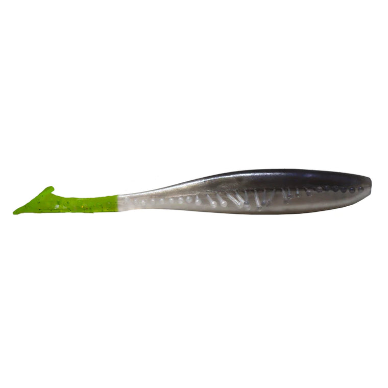 KALIN'S 3.8" TICKLE TAIL - CHARTREUSE SHAD