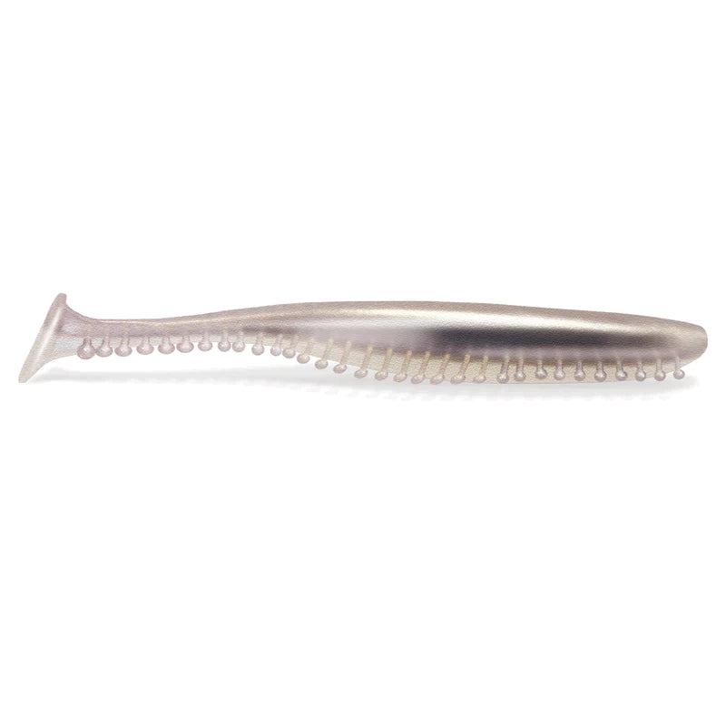 KALIN 3.8" TICKLE TAIL - ALBINO SHAD