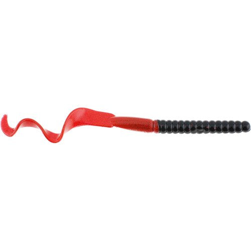 BERKLEY POWERBAIT POWER WORM 7" MIDNITE FIRE