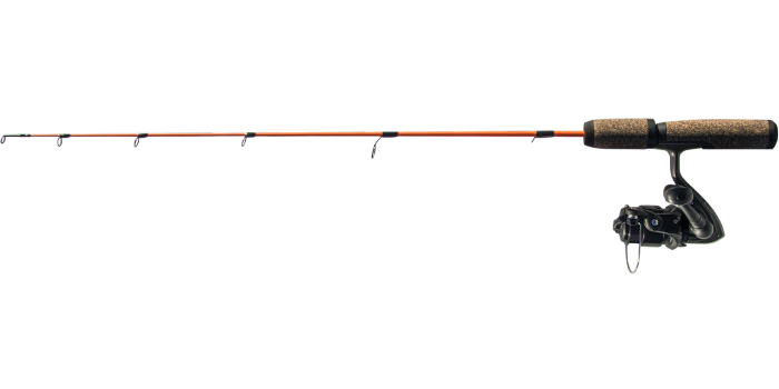 frabill fenris spinning 24 light reel combo 5'6" Action 2 Piece Fiberglass/Graphite Rod and 3000 Spinning Package Details like the high quality reel seat and handles Frabill - Lakeside Bait &